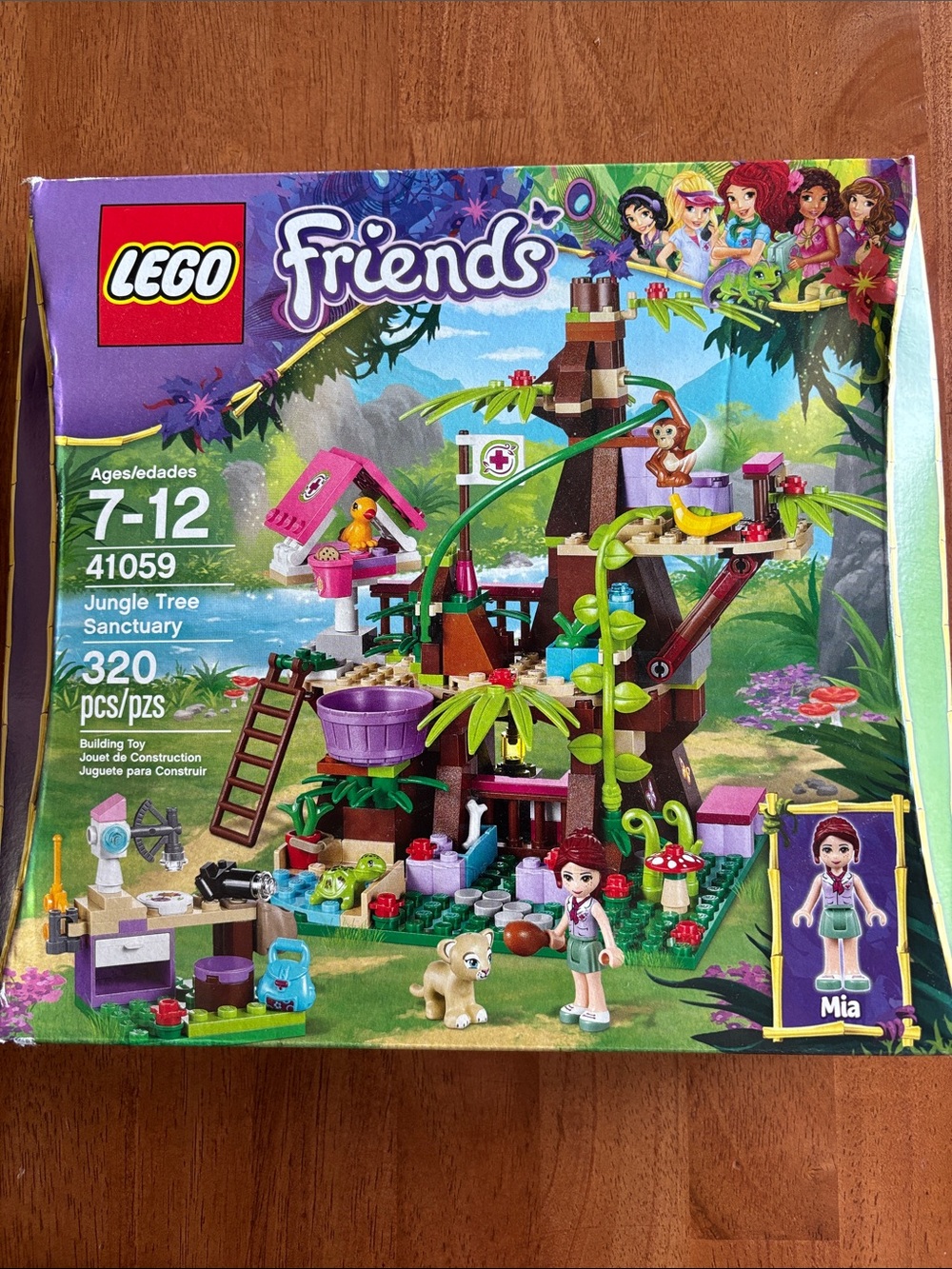 RETIRED LEGO Friends Jungle Tree Sanctuary Playset - Pink, Green & Brown